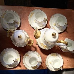 Vintage 17 Piece Coffee Set